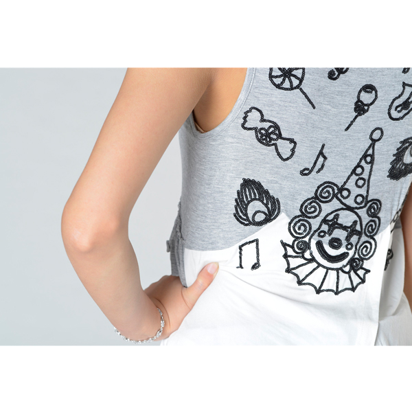 SY009針織車珠片背心細節圖 SY009針織車珠片背心細節圖