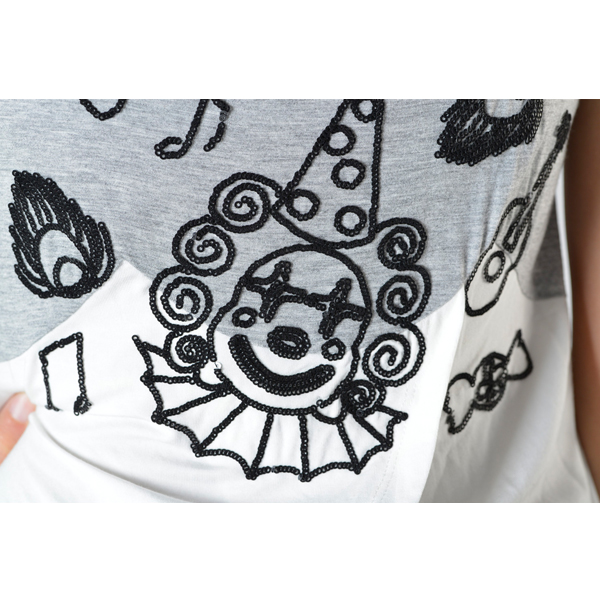 SY009針織車珠片背心細節圖 SY009針織車珠片背心細節圖