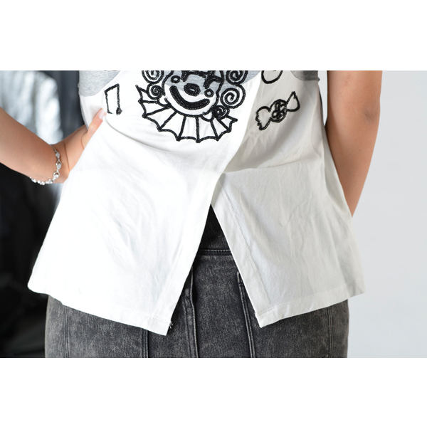 SY009針織車珠片背心細節圖 SY009針織車珠片背心細節圖