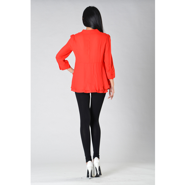 SY012長袖襯衣背面效果 SY012長袖襯衣背面效果